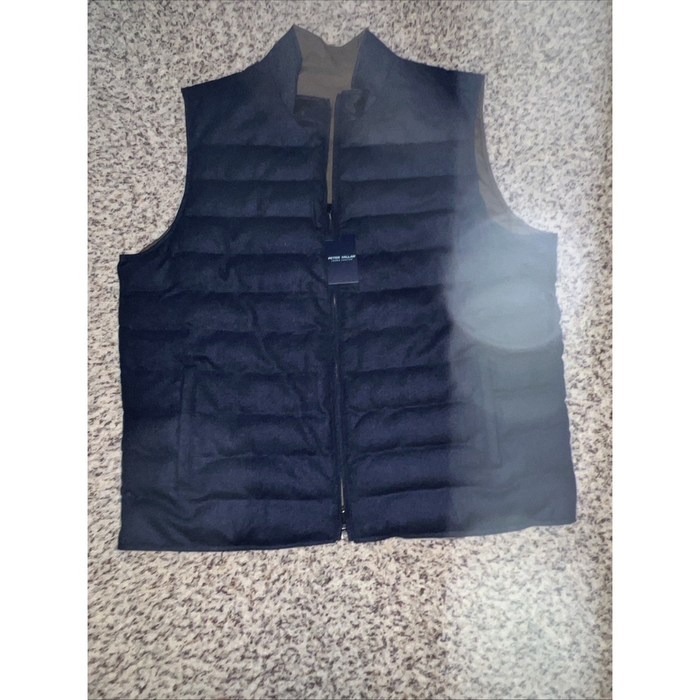 PETER MILLAR Excursionist Blue Reversible Vest Wo… - image 1